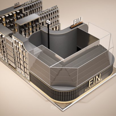 ออกแบบ ผลิต และติดตั้งร้าน : ร้าน Fin Accessories ห้างฯ ซีคอนสแควร์